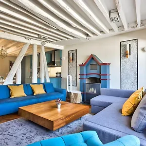 Le Marais Superb Terrace Free Netflix , Paris France